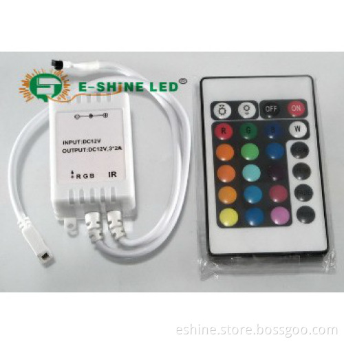 New DC12V/24V IR RGB LED Controller with 2years warranty